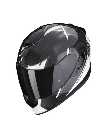 SCORPION EXO-1400 AIR CARBON KENDAL BLACK SPORTINIS/UŽDARAS MOTO ŠALMAS