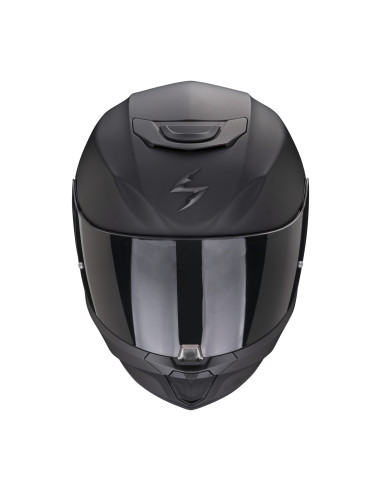 SCORPION EXO-391 MATT BLACK SPORTINIS/UŽDARAS MOTO ŠALMAS