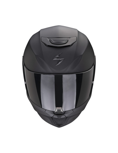 SCORPION EXO-391 MATT BLACK SPORTINIS/UŽDARAS MOTO ŠALMAS