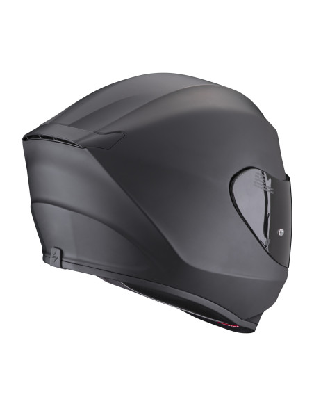 SCORPION EXO-391 MATT BLACK SPORTINIS/UŽDARAS MOTO ŠALMAS