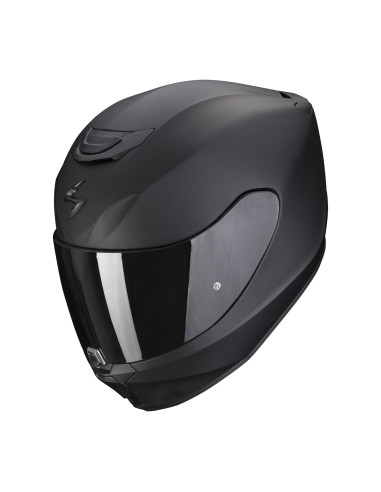 SCORPION EXO-391 MATT BLACK SPORTINIS/UŽDARAS MOTO ŠALMAS