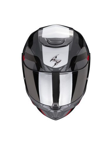 SCORPION EXO-391 AROK GREY SPORTINIS/UŽDARAS MOTO ŠALMAS