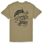 BROGER RACER OLIVE T-SHIRT MARŠKINĖLIAI