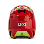 FOX YOUTH V1 BALLAST FLUO RED KROSINIS MOTO ŠALMAS